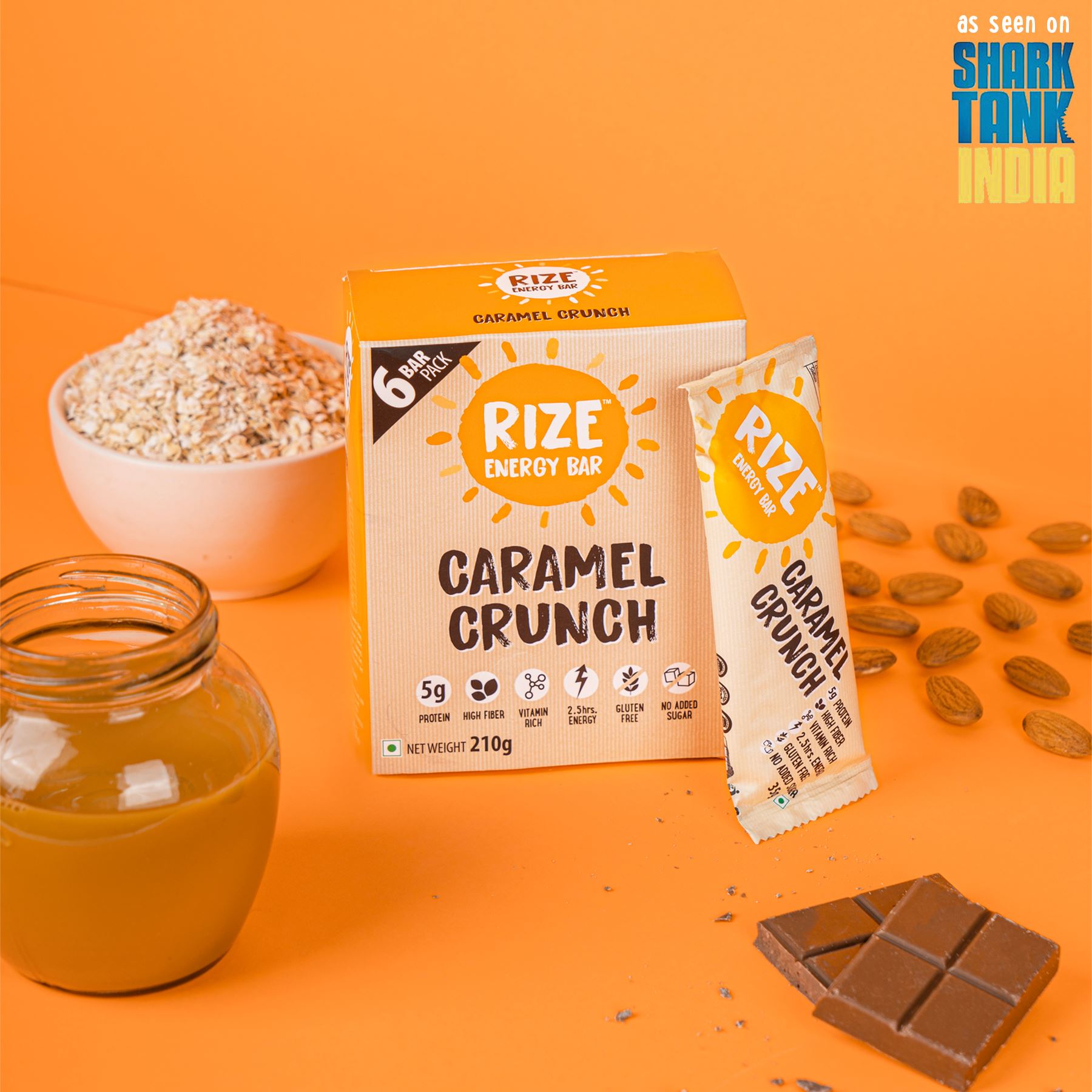 Rize Energy Bar Caramel Crunch