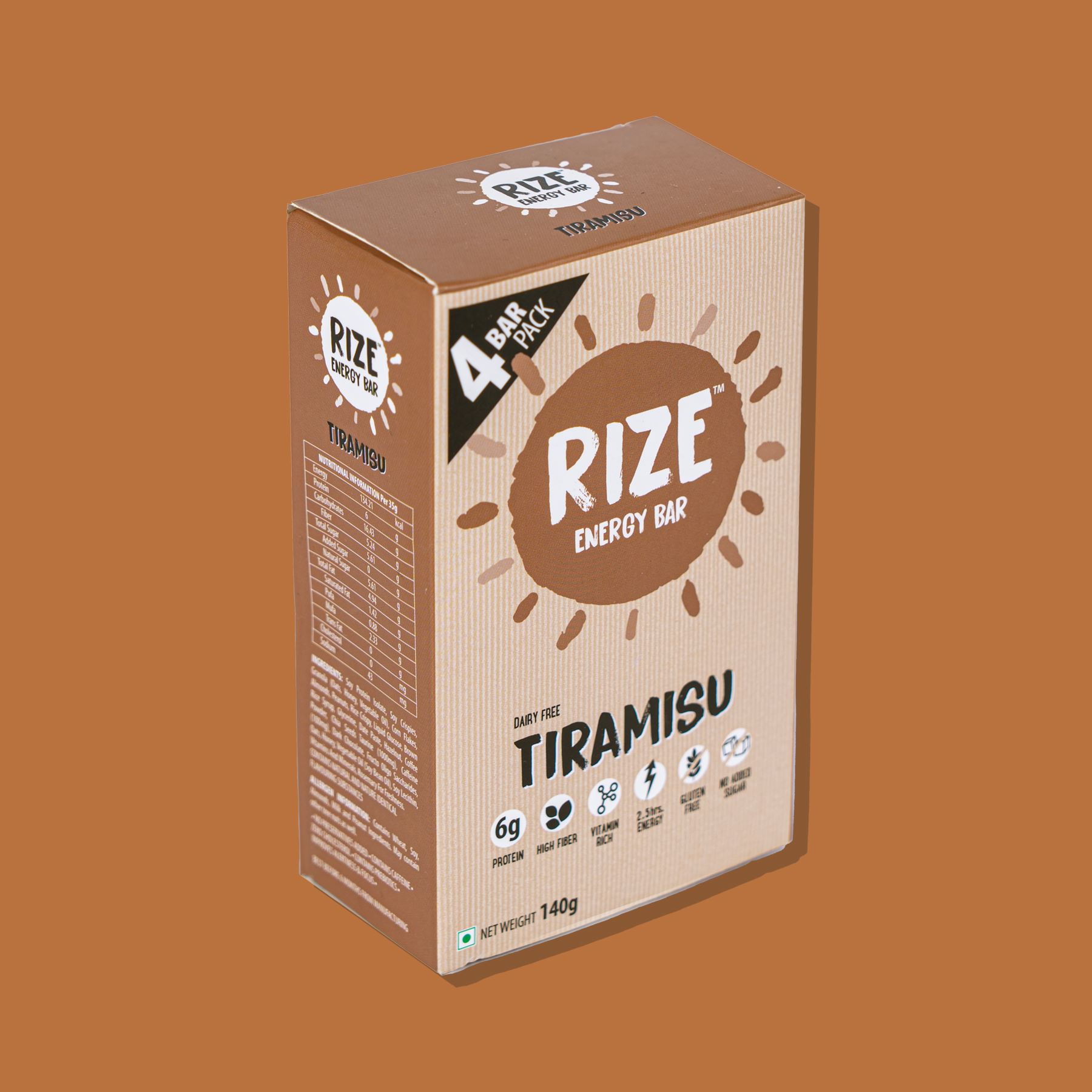 Rize Energy Bar Tiramisu