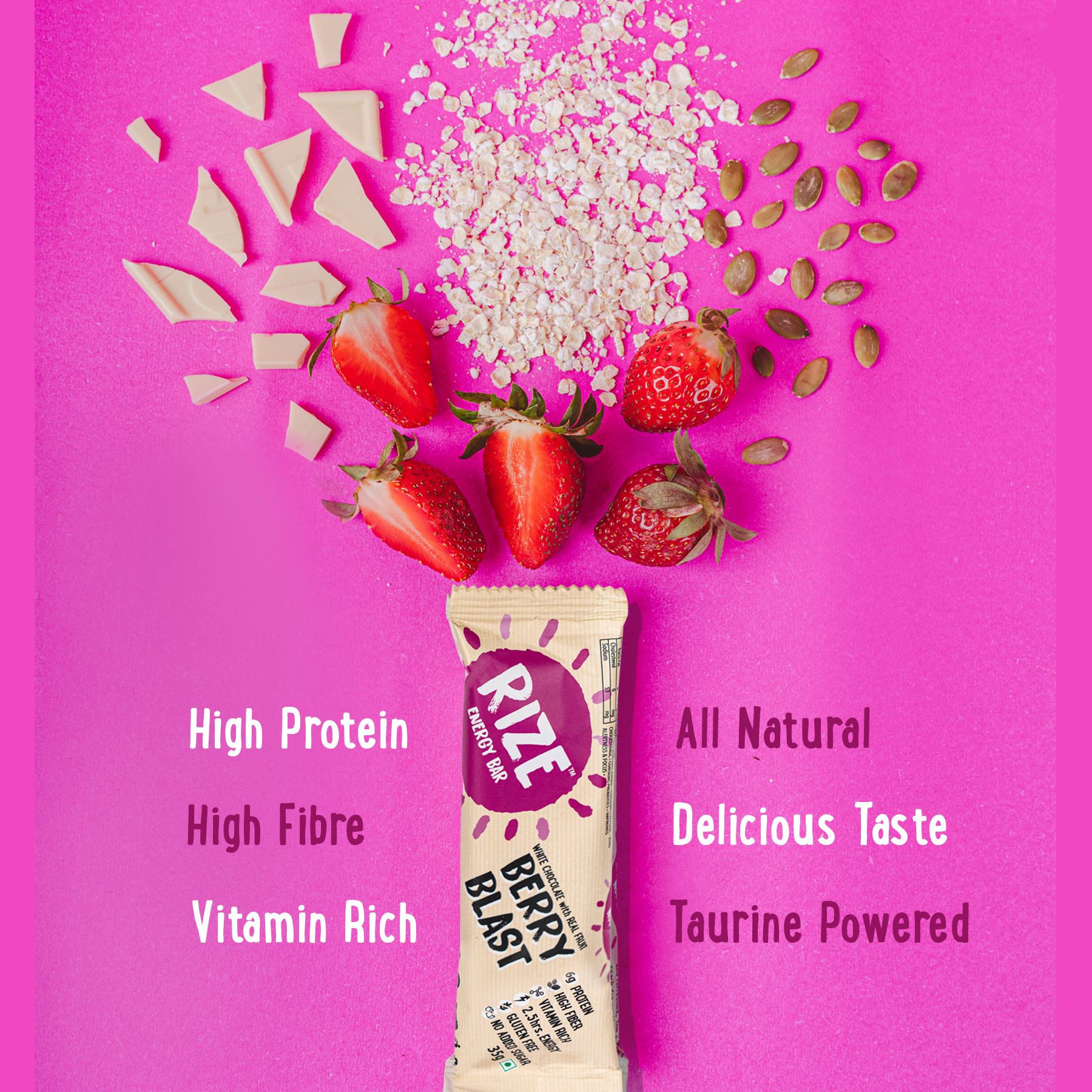 Rize Energy Bar Berry Blast