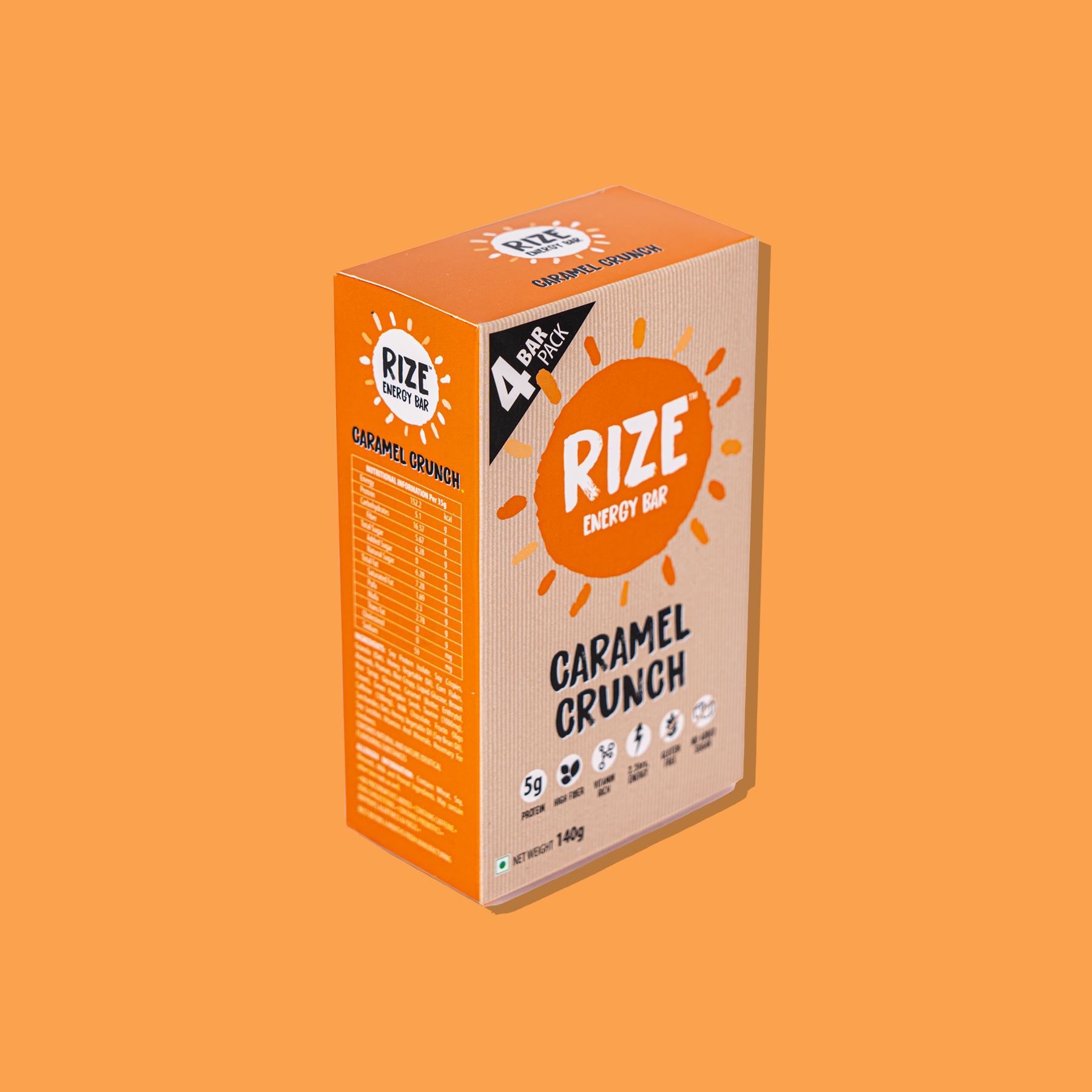 Rize Energy Bar Caramel Crunch